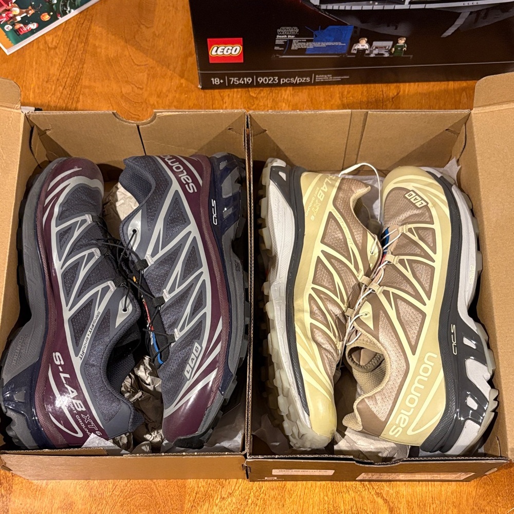 Salomon Men's Shoes in Black and Cream